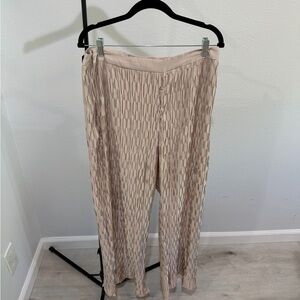 PrettyLittleThing Shiny Beige Satin Waistband Skirt